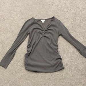 Motherhood maternity long sleeve henley